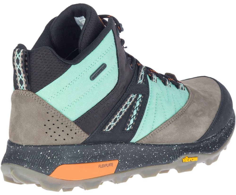 Merrell Vandrestøvler Herre - Zion Mid Waterproof X Unlikely Hikers Wide Width - Flerfarvede - NHO46
